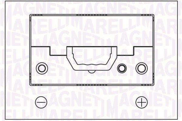 MAGNETI MARELLI Стартерная аккумуляторная батарея 067300600005